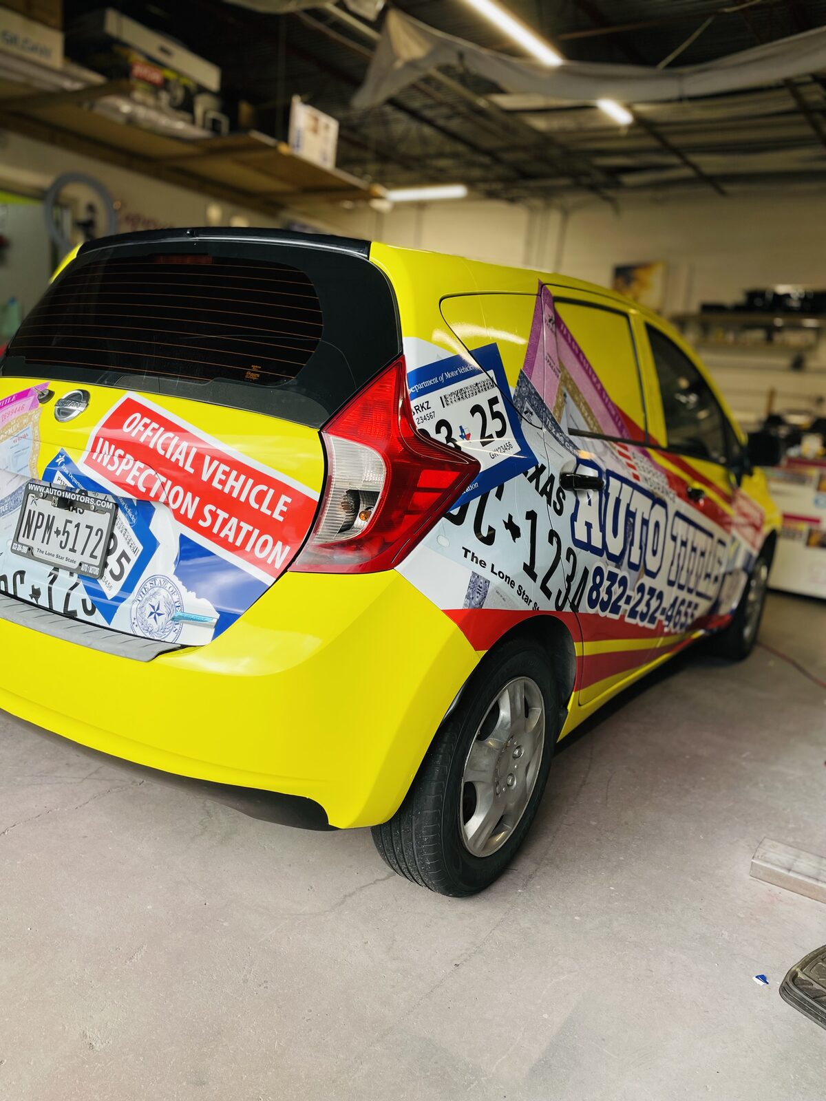 Vehicle wrap, fabricated and installed by Kreative D-Signs